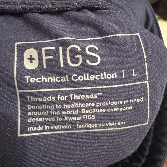 Figs Women’s Deep Blue Zamora Joggers - Picture 3 of 3